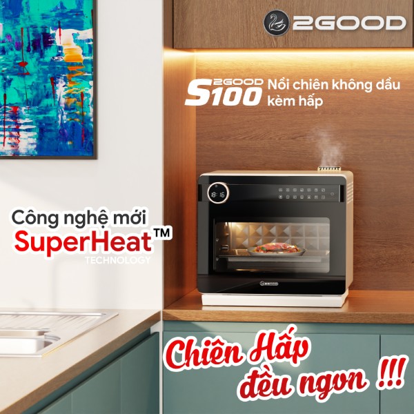 Nồi Chiên Hấp 20 Lít 2Good S100